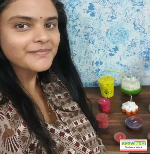 Online Candle Making Course in India. Learn designer wax and designer gel Candle making. Professional business oriented video course with lifetime access. Get Knowbbies Android App for Instant Access.